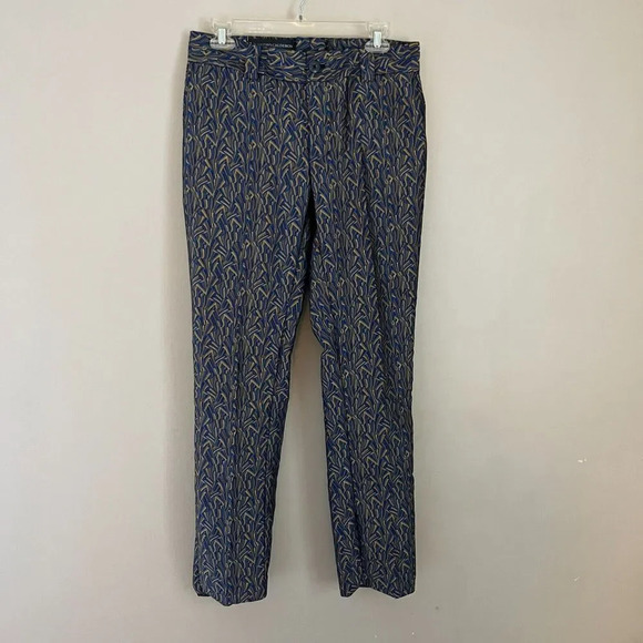 Alejandro Calderon Womens Colorful Ankle Dress Pants Geometric Tapered 31x31 - Picture 4 of 8